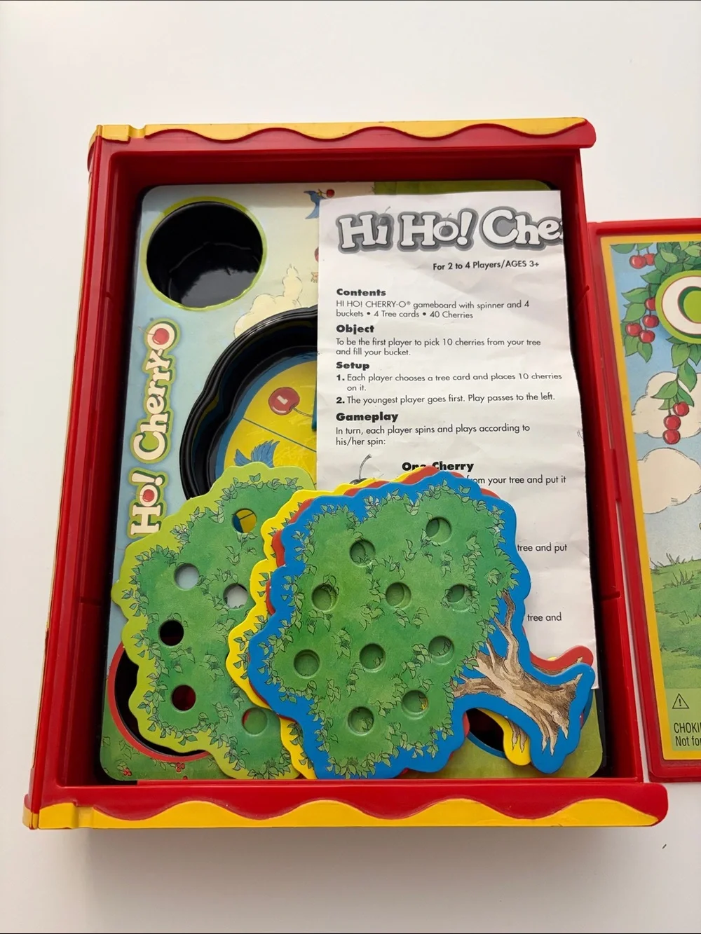 Vtg 2006 Hi Ho! Cherry-O Kids Game Board Game Bookshelf Edition Complete